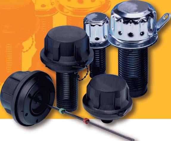Single hole, 6-hole, 3-hole and screw-on options are available; plus metal air breather, filler breather and lockable options are a proven range of quality reservoir solutions.