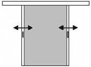 Note: Center Opening s are available in widths up to 336. If width is greater than 168, it will be fabricated as two shades with a single valance piece to create the illusion of a single shade.