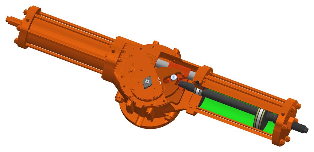 Product Concept The GTD-Series high-pressure, direct gas actuator features an integrated package with established performance history in direct gas service.