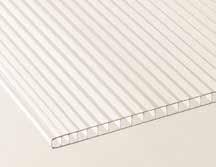 Easy to install and cut, Multi-wall Polycarbonate requires minimal maintenance and can be cleaned using hot water containing a mild detergent.
