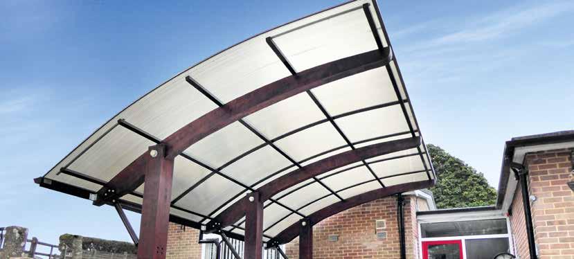 Multi-wall Structured Polycarbonate Delivers cool natural light without making the interior dark Multi-wall Polycarbonate sheet provides the benefits of solar energy