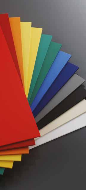 Rigid Foam PVC Sheet Matt & Gloss White Length / Width (mm) Thickness (mm) 2440 x 1220 3 5 10 3050 x 2050 3 5 10 Foam Matt Colours (all Ex Works) Length / Width (mm) Thickness (mm) 2440 x 1220 3 5 -