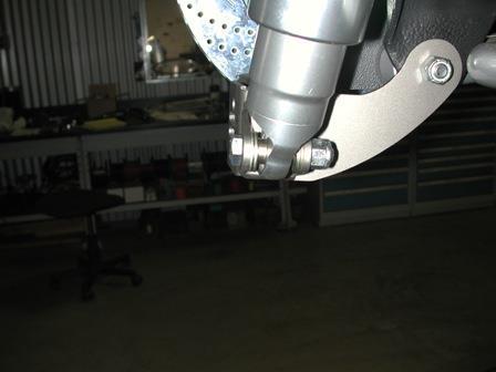 aluminum spacers must be installed on each side of the bearing. 11.