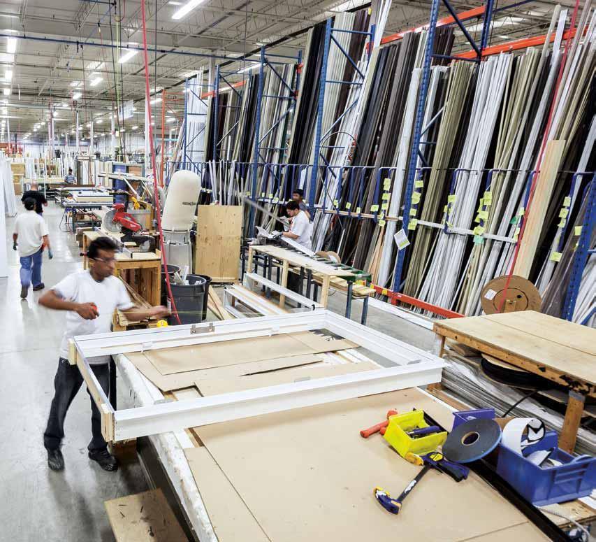 MADE RIGHT HERE. Our 40,000 square foot state-of-the-art manufacturing facility in Toranto enables Ventana Windows & Doors Inc.