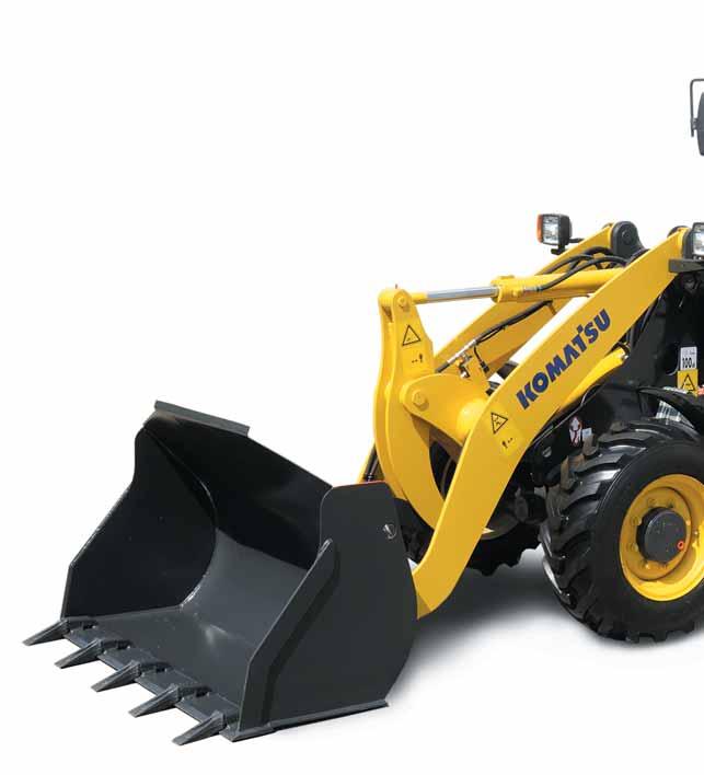 Walk-Around Small but powerful! Our new Dash 6 compact wheel loaders further improve the features and benefits of their successful predecessors.