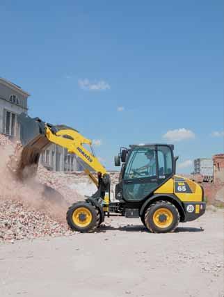 Total Versatility Diverse and flexible Komatsu s compact wheel loaders are an optimal choice for a wide range of applications.