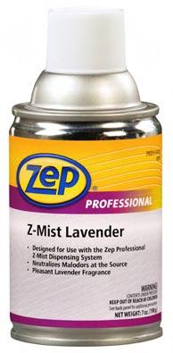 of space, these popular Z-Mist products are for use with the Z-Mist Dispensing System: Z-Mist Vanilla (R014) for a pleasant vanilla fragrance Z-Mist Clean Air (R015) neutralizes tough smoke odors