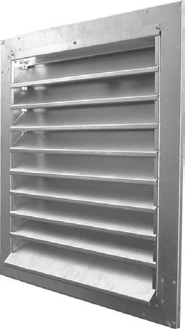 LGd Outdoor grilles Outdoor grills LGd can be mounted on the external side of walls. They are used for the air supply or extract.