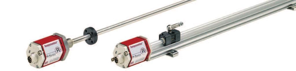R-Series Temposonics Absolute, Non-Contact Position s R-Series Temposonics RP and RH Stroke length 50 7600 mm 100% field adjustable Null and Span Rugged industrial sensor Linear and absolute