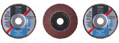 flap discs - alum oxide Premium SG Polifans - ALOX Ideal for grinding use on bar, angle iron, flat bar, sheet steel, welds and tube.