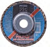 FLAP DISCS - STRONG NEW! Polifans - Strong The patented construction of the POLIFAN STRONG flap disc provides extraordinary stability.