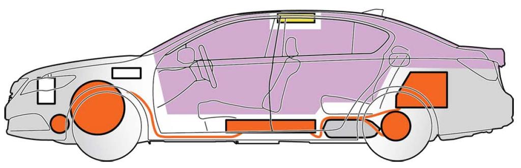 Emergency Procedures Extricating Occupants If you need to cut the vehicle body, or use Jaws-of-Life equipment to remove