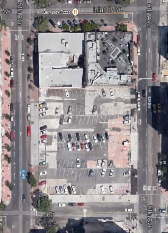 Area of study: 5th Ave between J St and Island Ave (Image from Google Maps) Results: *Data collected by three teams of two observers each, who counted and timed pedestrians within the bounds of their