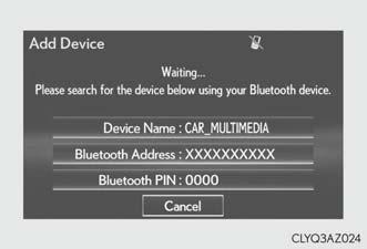 com/mobilelink (for U.S.A.) for more phone information. To use a Bluetooth phone, it is necessary to first register it in the system.