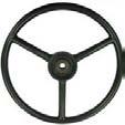 4630, 4640, 4840, 8440, 8630, 8640. Combines: 9400, 9500, 9600. Vintage Iron Steering wheel, 3 spoke (covered). 13" diameter, 11/16" 40 spline hub.