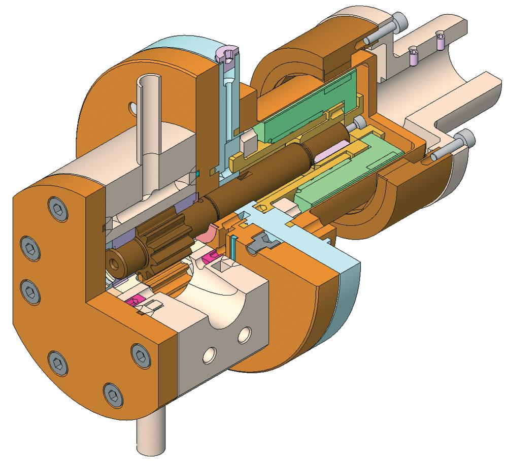 The double wall serves heating the coupling can. The double-walled containment shell can be provided with a leakage-monitoring system for particularly critical processes.