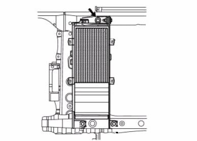Fig 22-1 Fig 22-2 Fig 22-3 15º 22. Intercooler Installation. (a) Set the intercooler low temperature radiator (LTR) in front of the A/C condenser.
