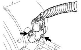 (b) Remove the air cleaner lid by disconnecting the MAF meter connector, using a clip removal tool to detach the wire harness clamp, and