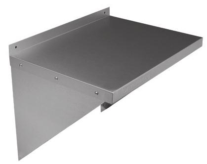 16 60 TDOS-1472-SS 14 72 TDOS-1672-SS 16 72 STAINLESS STEEL MICROWAVE WALL RACK SHELF