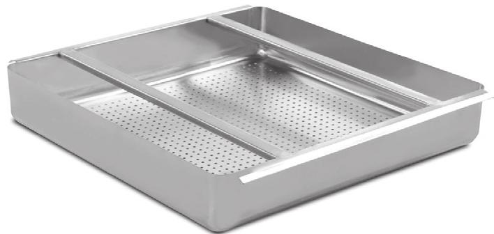 the right Height TSDT-BASKET 20 20 4 CLEAN DISH TABLE 18 gauge stainless steel 304 calibre stainless steel top