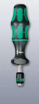 This makes labour-intensive drilling, re-tapping and production downtimes a thing of the past. All Wera torque tools are supplied with a calibration certificate.