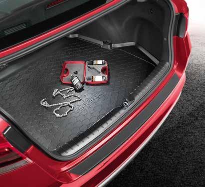 Textile floor mats, standard These tailor-made floor mats are designed to fit your car perfectly, made from hard-wearing needle felt material and held securely in place.