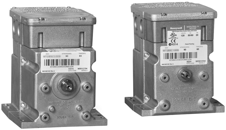 Series 6 and Series 6 Modutrol IV Motors PODUCT DATA APPLICATION The Series 6 and Series 6 Modutrol IV Motors are three-wire spring return and non-spring return floating control motors.