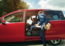 The SEAT Alhambra s Automatic Sliding Doors open at the touch of a button.