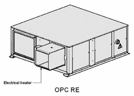 Optional Item Data Electrical heaters It consists of a in nickel-chrome wire heating element.
