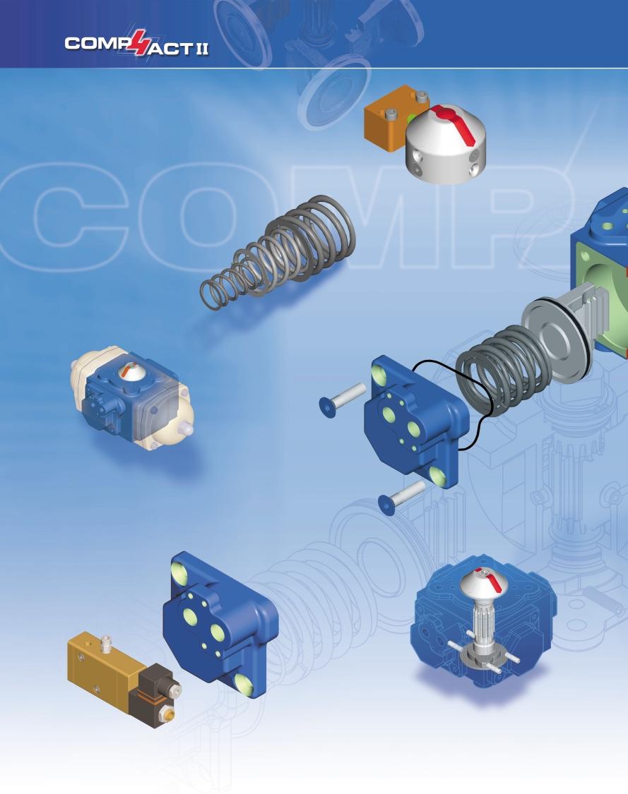 MAIN FEATURES s painted for protection and fitted coaxially in a chamber have many setting combinations to provide for any operating pressure NAMUR VDI/VDE85 connection to limit switches Rugged body