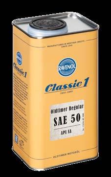 This means it is vital to be able to offer special oils designed for them too. We meet these requirements with the RAVENOL Oldtimer Classic Motor oils.