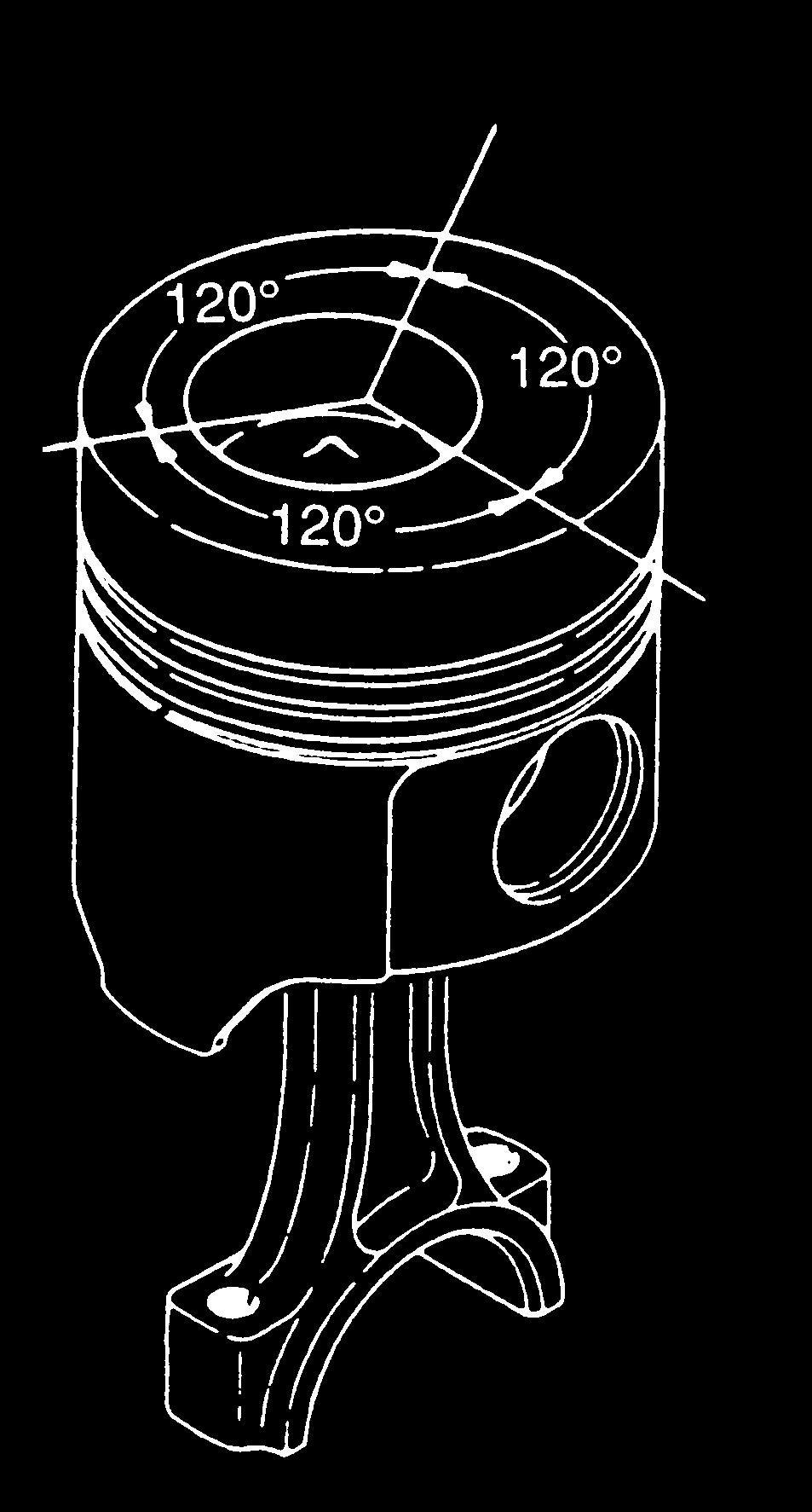 ENGINE Note: If installing new piston rings the end gap must be checked and adjusted as necessary. See Inspection of Pistons, Piston Rings and Wrist Pin on page 6-80 for specifications.