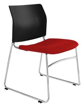This linking and stacking chair is perfectly suited to large spaces.