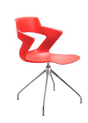 Featuring an ergonomically contoured seat with a