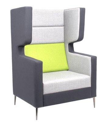 SOFT Quiet Lounges With acoustic qualities, these high back lounges are perfect for any breakout area where privacy is a
