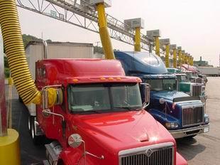 Idling Reduction: Truck Stop Electrification (TSE) TSE suffers currently from multiple hurdles to adoption Small network with lots of gaps Existing spaces blocked by idling trucks Truckers can t
