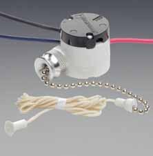 PULL CHAIN Heavy Duty With Recessed Quickwire Push-in Terminals 3-Circuit 4-Position with Neutral Splicer Sequence of operation 3-CIRCUIT 2-CIRCUIT OFF* OFF* L-1 L-1 L-2 OFF** L-3 L-3 *No internal