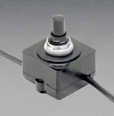 5A-250V AC UL Recognized Component E-7458 CSA Certified LR-3413 NOM Certified 057 Cat. No. Bushing Dimension Configuration 9575 3/8-27 x 11/32 (8.73) Round Other variations available upon request.
