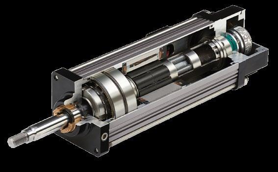 GS Series Linear Actuators with Integrated Motor Exlar GS Series Linear Actuator Family The GS Series linear actuator family offers you two grades of actuator to provide cost effective options in