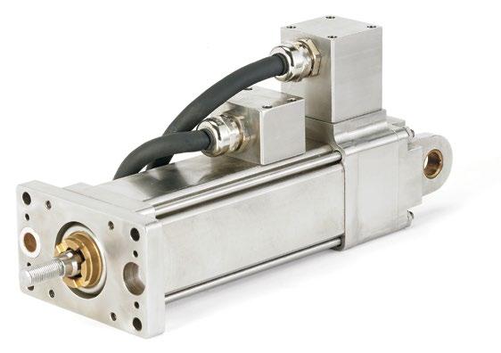 GSX Series Linear Actuators with Integrated Motor GSX Series High Capacity Roller Screw Option For applications that require long life and continuous duty, even in harsh environments the GSX Series