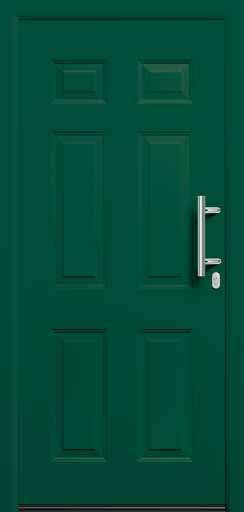 Classical charm for the entrance to your home 20 Style 100 NEW Shown: preferred colour Moss green RAL 6005 Stainless steel handle
