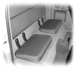 Seats REAR SEATS Folding the rear seats - 4-door