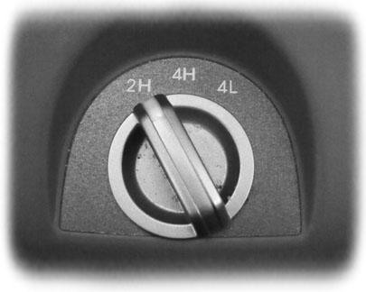 Transmission Vehicles with automatic transmission Note: The four-wheel drive low range 4L indicator lamp will come on when the transfer shift switch is in the 4L position.
