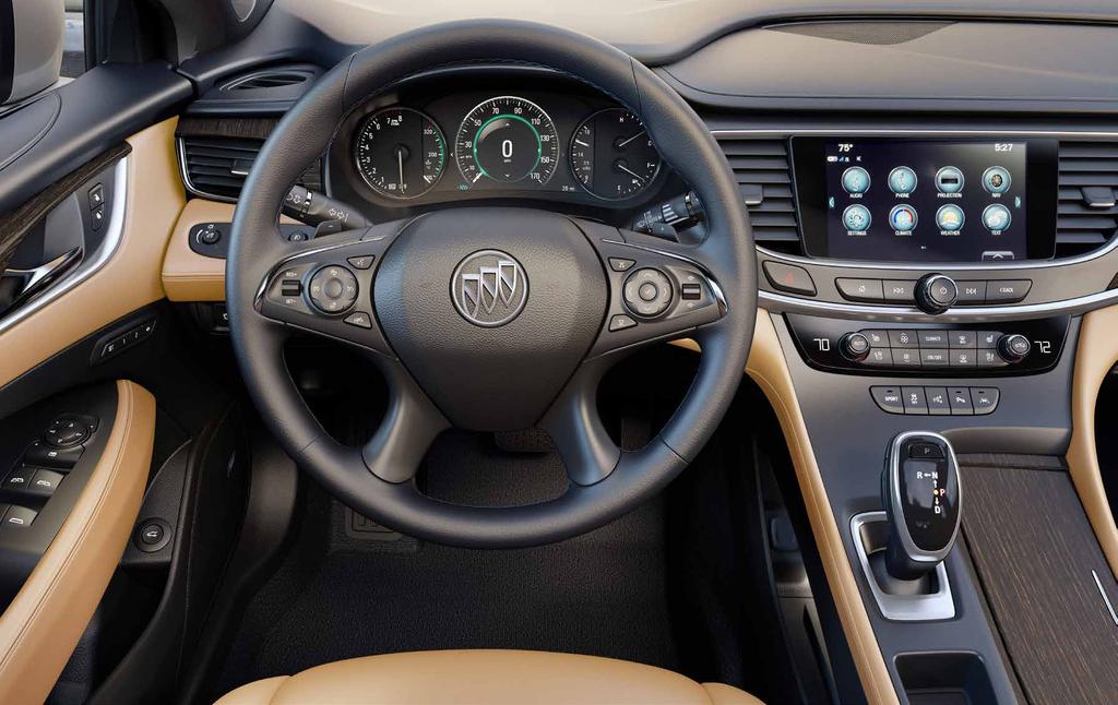 Designed to refresh and inspire, a seamless ambience flows throughout the interior of the all-new LaCrosse.