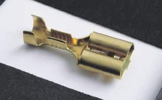 AMP onnectors Faston onnectors Similar type connector range to the QK Series using.250 tab and acle terminals. This connector is common on equipment manufactured in Europe and USA.
