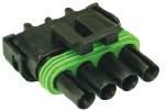 ONNETION Weather Pack Series Sealed onnectors Weather Pack connectors are made for signal level circuits in harsh environmental conditions where even a small degradation in the connection may be