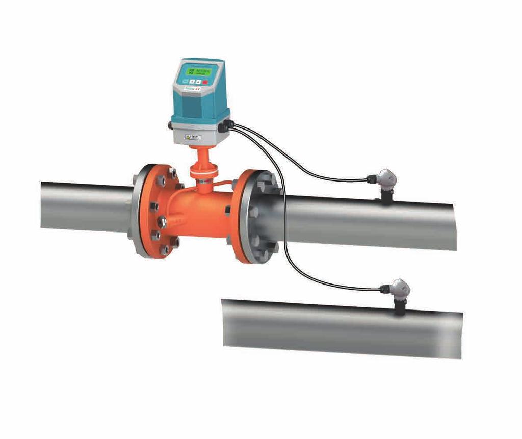 3 Inline Ultrasonic Heat Meter It can achieve to heat measurement by connecting 3 way PT100 transducer.