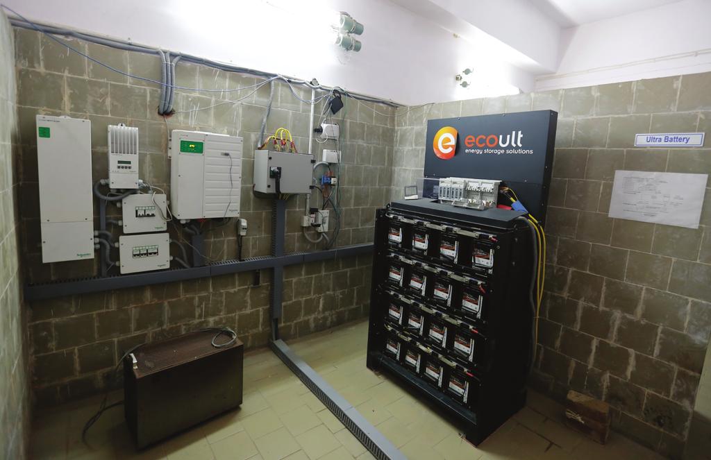 The simulation test beds are set to operate like solar mini-grids for typical Indian villages, where the PV modules are connected to the batteries via charge controllers, while the simulated AC loads