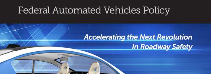 NHTSA Federal Automated Vehicles Policy (Released