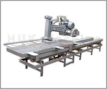 Bench Saw 2 This machine is very precise and it is manual. The table moves manual, and the disk moves up and down, toward and backward manual. It is suitable for cutting slabs.